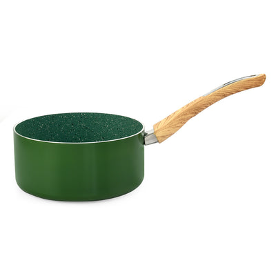 Arias by Lara Dutta Non-Stick 18 cm Sauce Pan (Emerald)