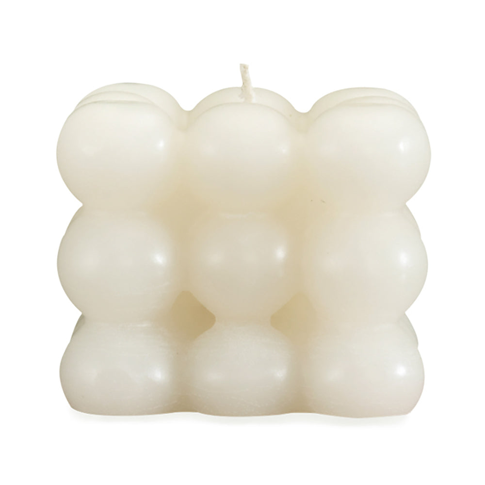 Arias by Lara Dutta Fresh Bergamot and Oud Water Scented Bubble Candle (White)