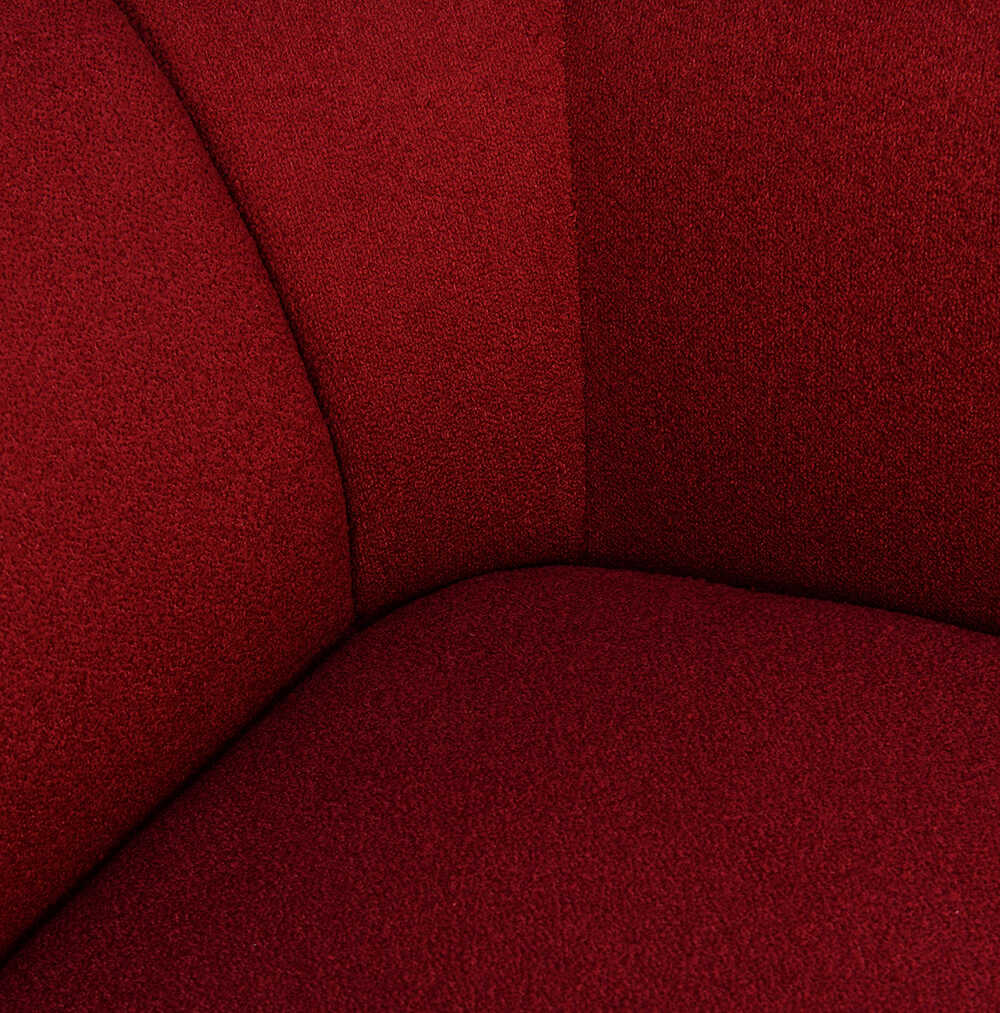 Amora 2 Seater Sofa (Wine Red)