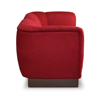 Amora 2 Seater Sofa (Wine Red)