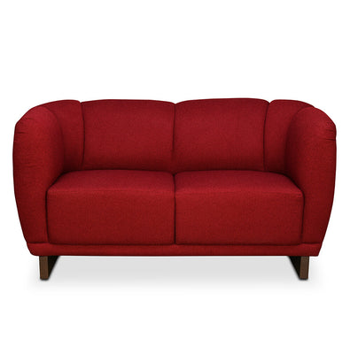 Arias by Lara Dutta Amora 2 Seater Sofa (Wine Red)