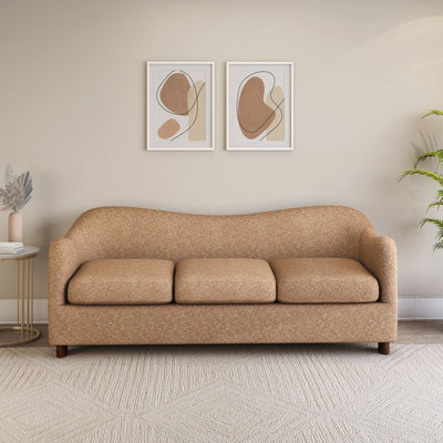 Arias by Lara Dutta Cherish 3 Seater Sofa (Sand Beige)