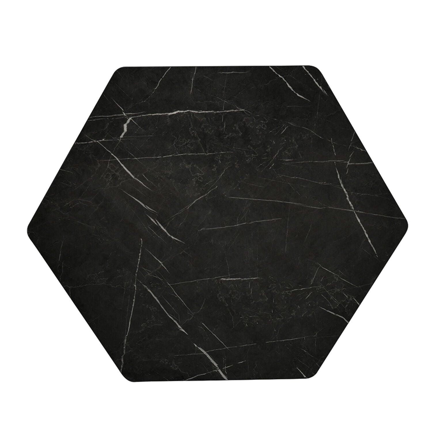 Nilkamal Benton Hexa Shape Center Table (Black)