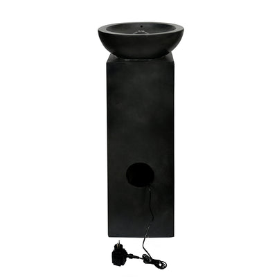 Decorative Bowl on Stand Water Fountain (Grey)