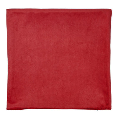 Quilted Embossed Polyester 16" X 16" Cushion Cover (Maroon)