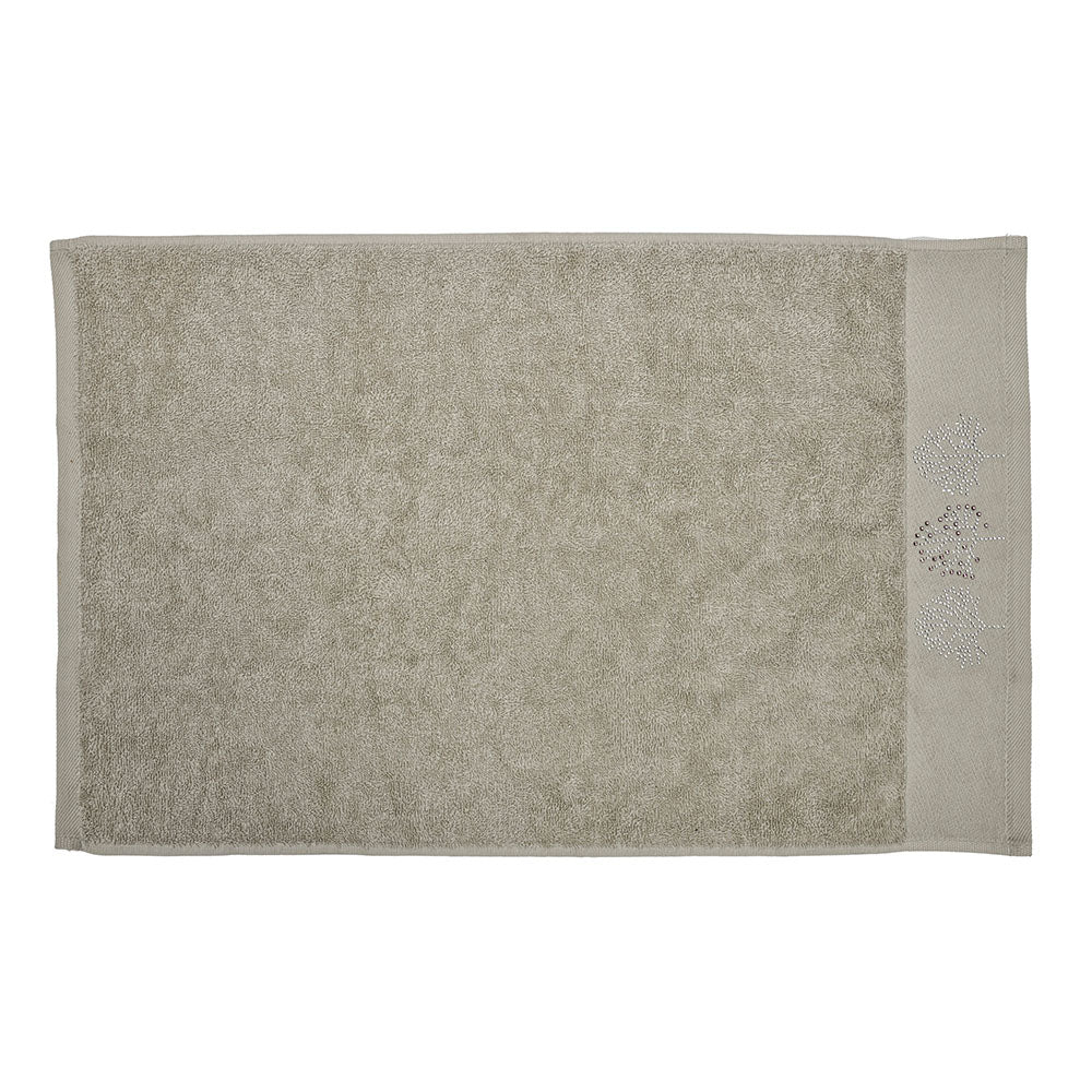 Arias by Lara Dutta Super Soft 500 GSM Cotton Hand Towel 40 x 60 cm (Taupe)