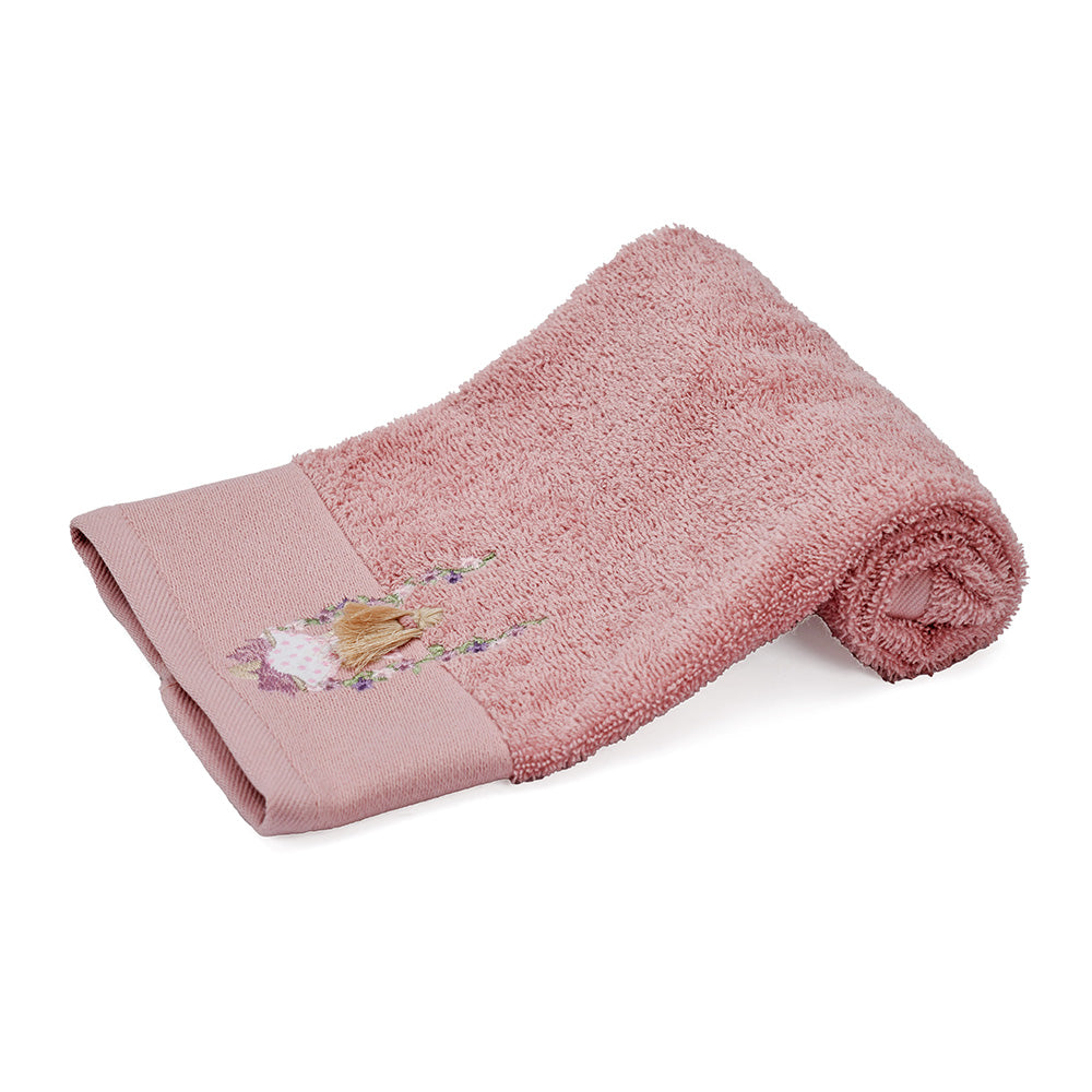 Arias by Lara Dutta Super Soft 500 GSM Cotton Hand Towel 40 x 60 cm (Onion Pink)