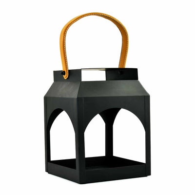 Classic Arch Metal Decorative Lantern (Black)