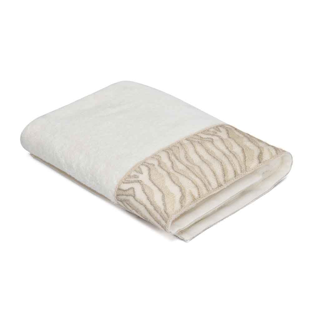 Arias by Lara Dutta Super Soft 500 GSM Cotton Bath Towel 70 x 150 cm (Cream)