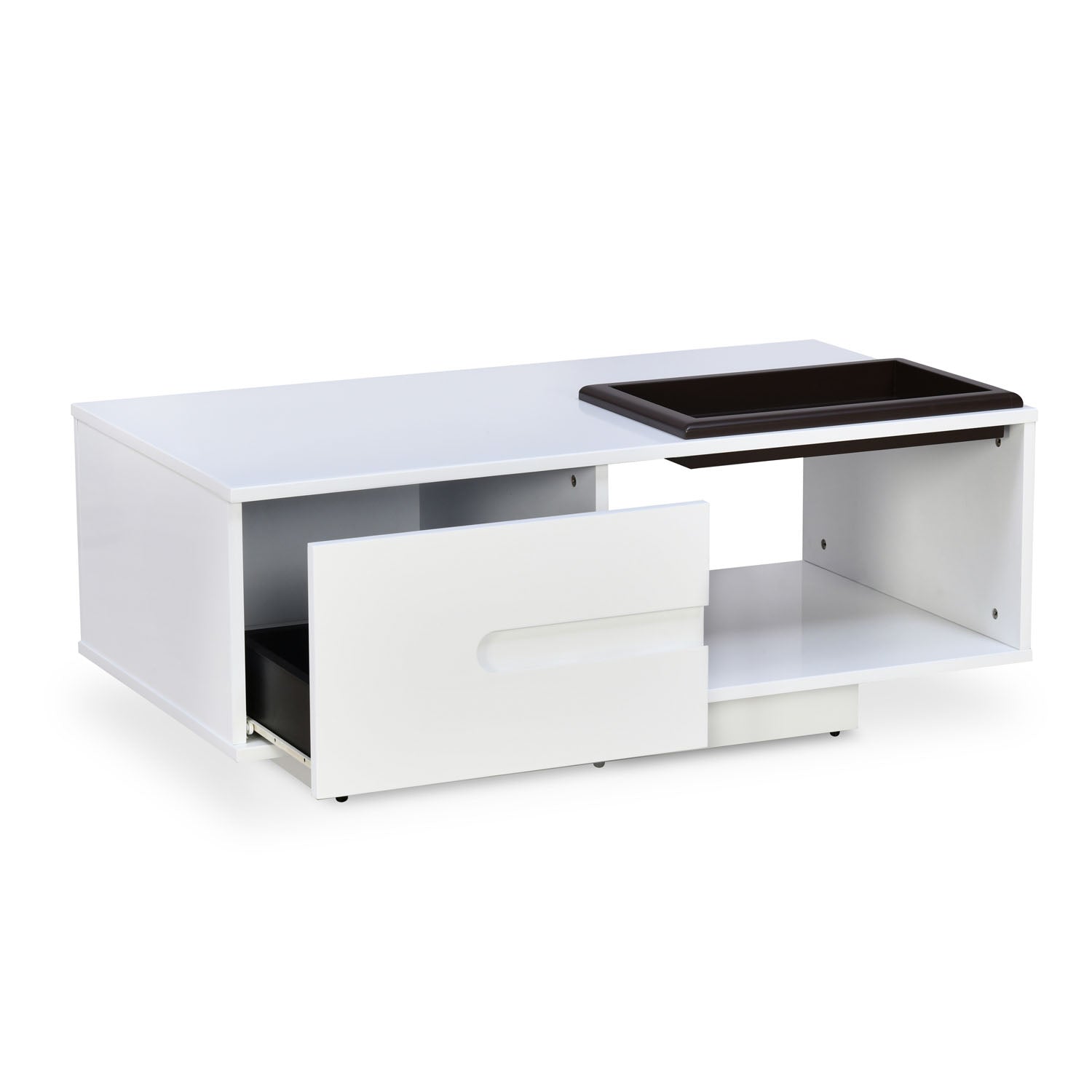Nilkamal Trevi Engineered Wood Center Table (White)