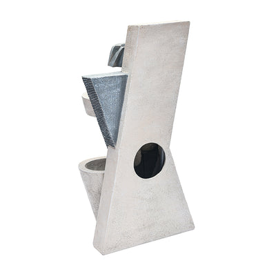 Alternate Steps Design Decorative Water Fountain (Grey)