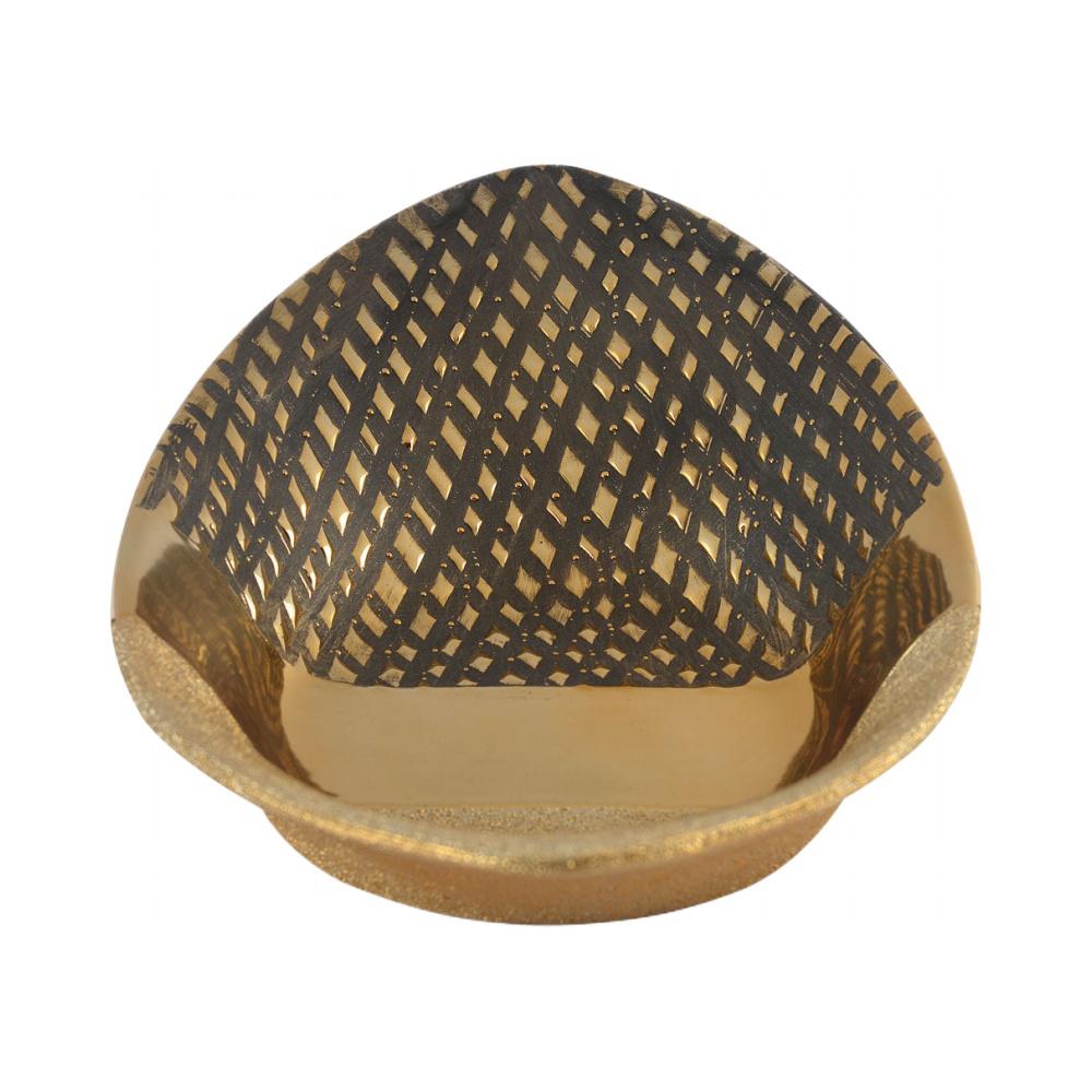 Dewdrop Glamor Ceramic Large Platter (Gold)