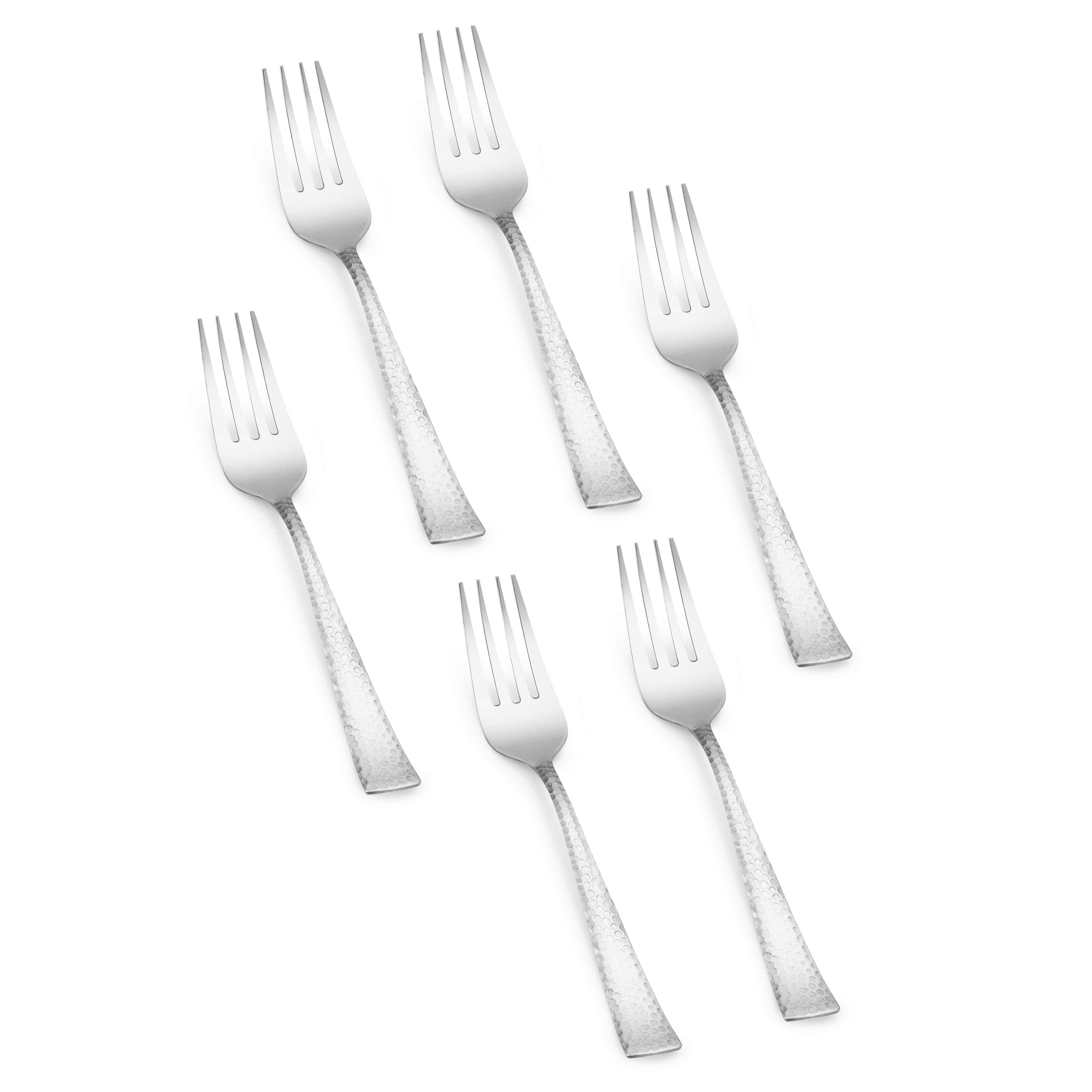 Arias by Lara Dutta Vintage Dinner Fork Set of 6 (Silver)