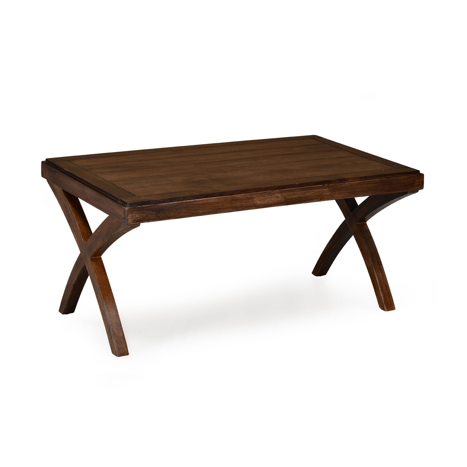 Karla Solid Wood Center Table (Walnut)
