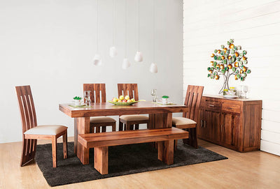Add Elegance to Wooded Dining Tables With Trending Dinner Set Design Ideas