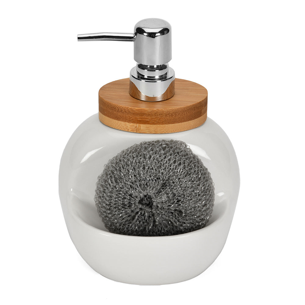 Dolomite Kitchen Sink Liquid Soap Dispenser (White)