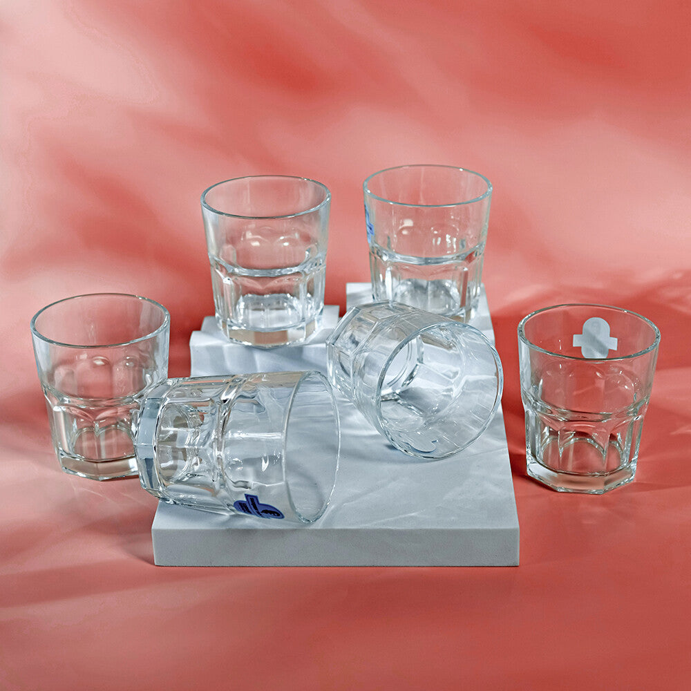 Sanjeev Kapoor Melbourne 350 ml Whisky Glass Set of 6
