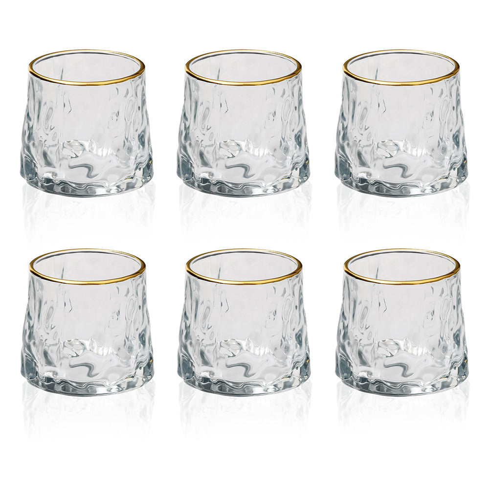 Yamasin Crystal 165 ml Juice Glass With Gold Line Set of 6