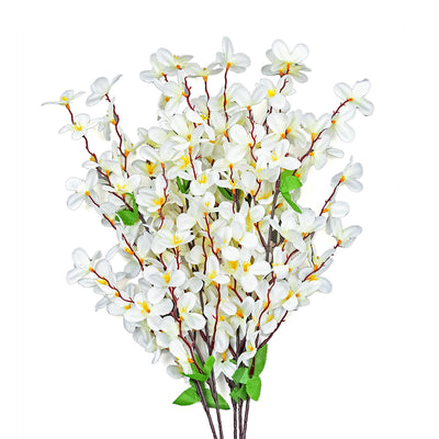 Hyacinth Artificial Flower Bunch (White)
