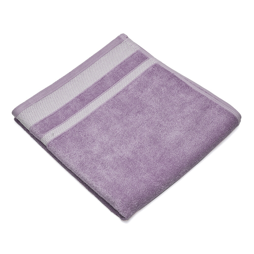 Super Soft Bamboo Cotton 70 x 140 cm Bath Towel (Purple)