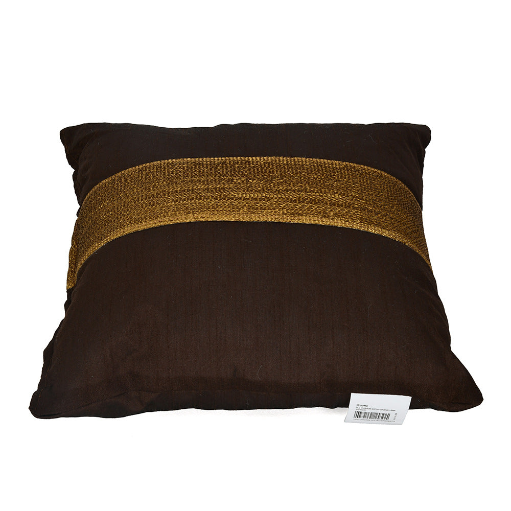 Ariel Earthy Ornate 12" x 12" Filled Cushion (Brown)