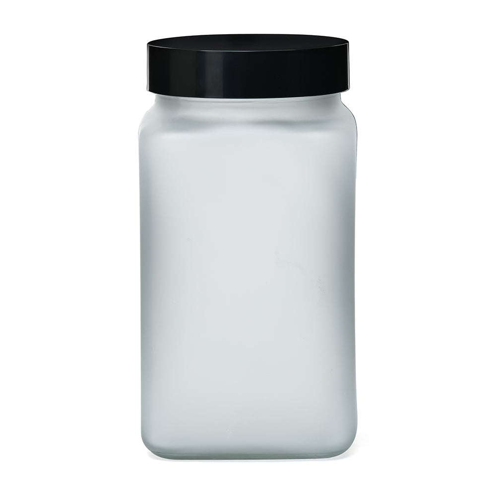 Minimalist Multipurpose 2000 ml Canister Storage Container (White & Black)