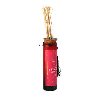 Arias 100 ml Ruby Plum and English Rose Scented Reed Diffuser (Black)