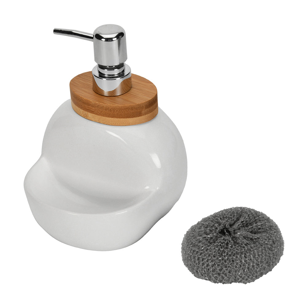 Dolomite Kitchen Sink Liquid Soap Dispenser (White)