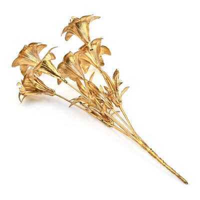 Decorative Trumpet Artificial Stick (Gold)