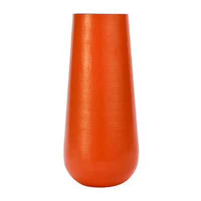 Decorative Droplet Metal Vase (Orange)