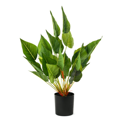 Tropicana Burflower Artificial Potted Plant (Green)