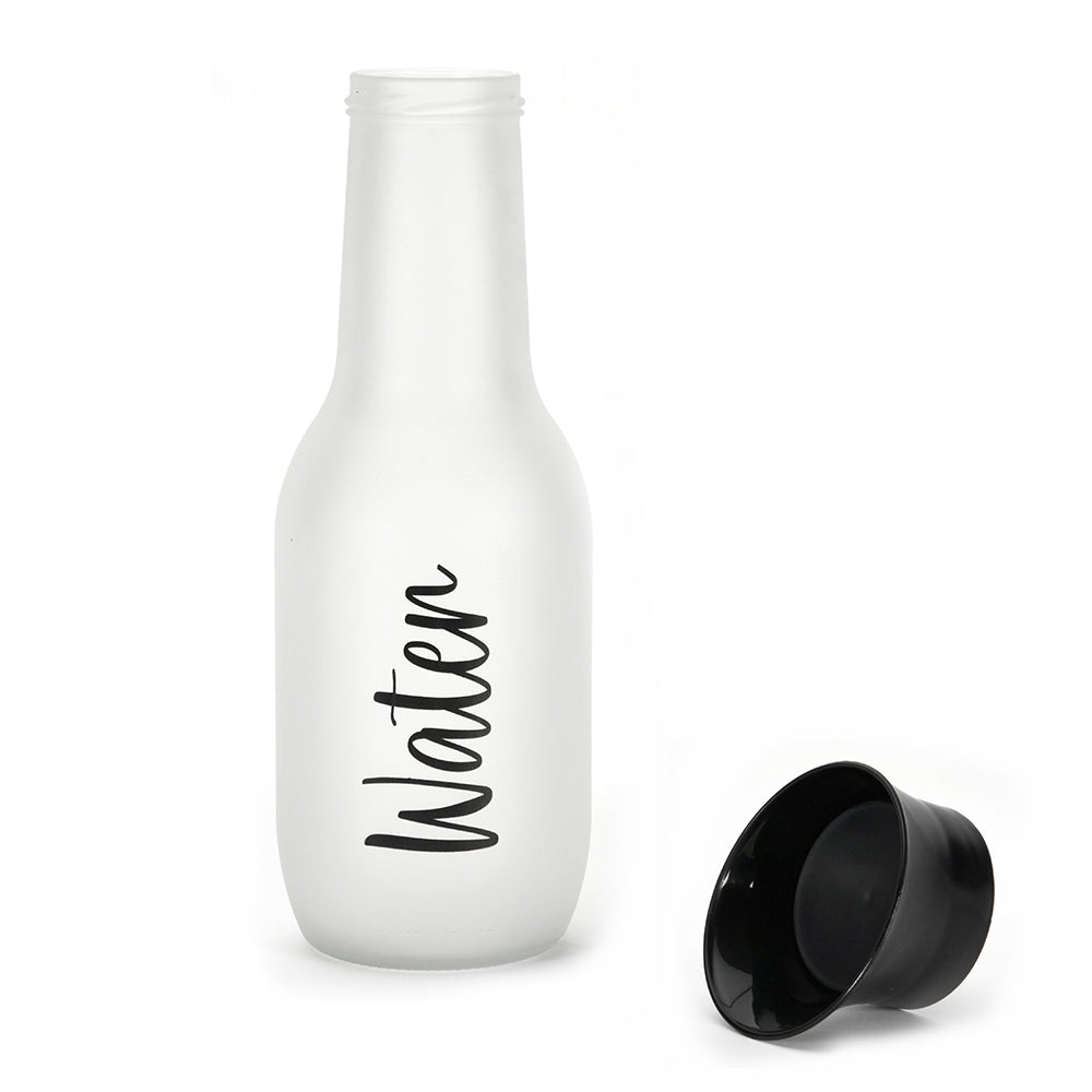 Minimalist 1000 ml Carafe With Lid (White & Black)