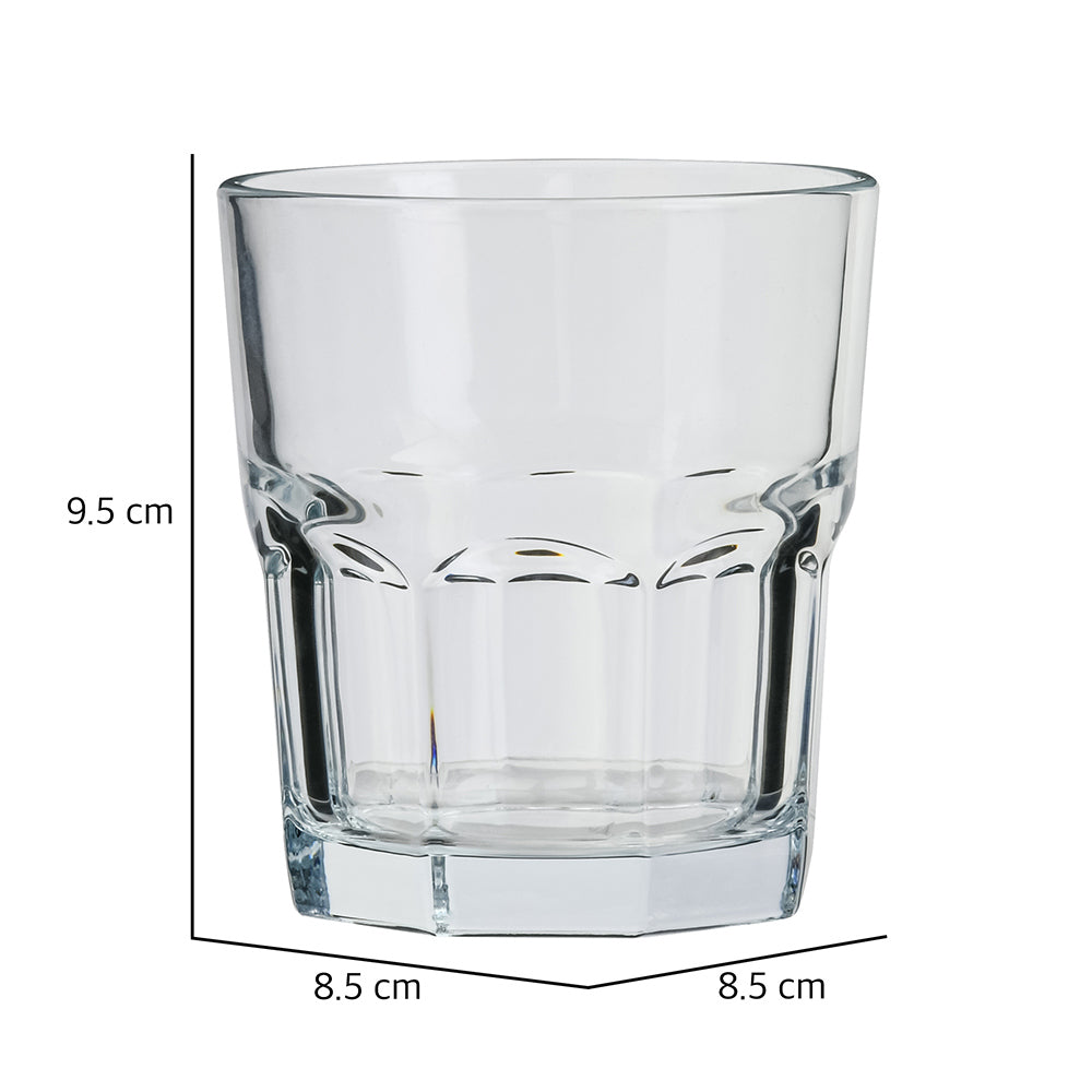 Sanjeev Kapoor Melbourne 350 ml Whisky Glass Set of 6