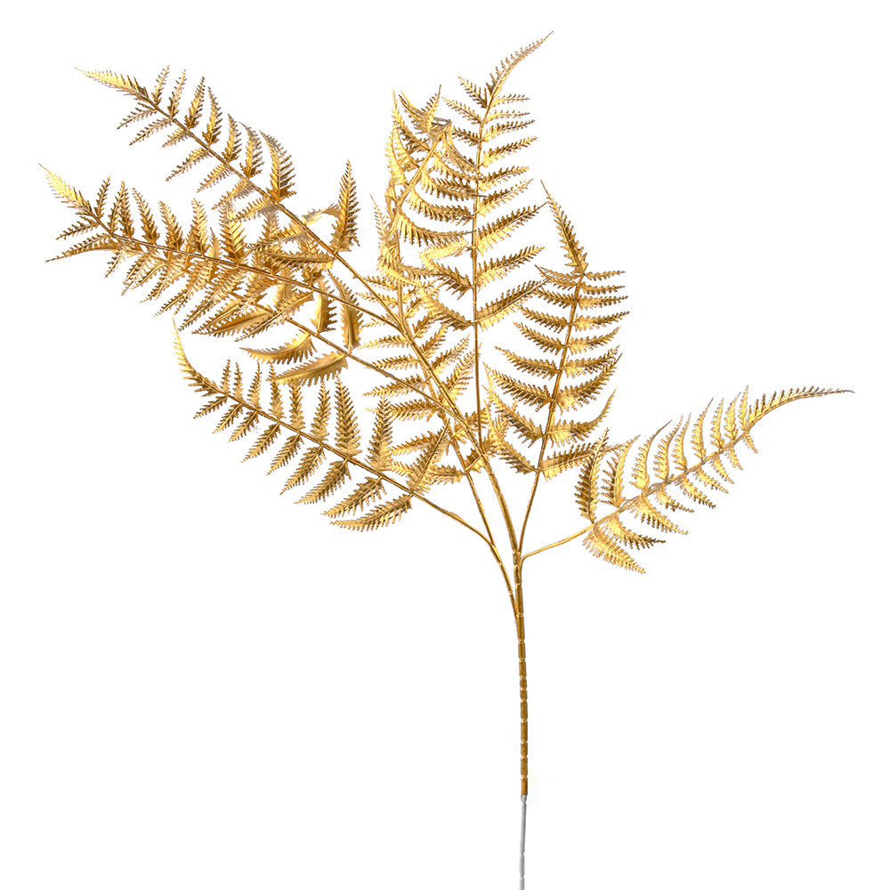 Artificial Bitten Leaf Stick (Gold)