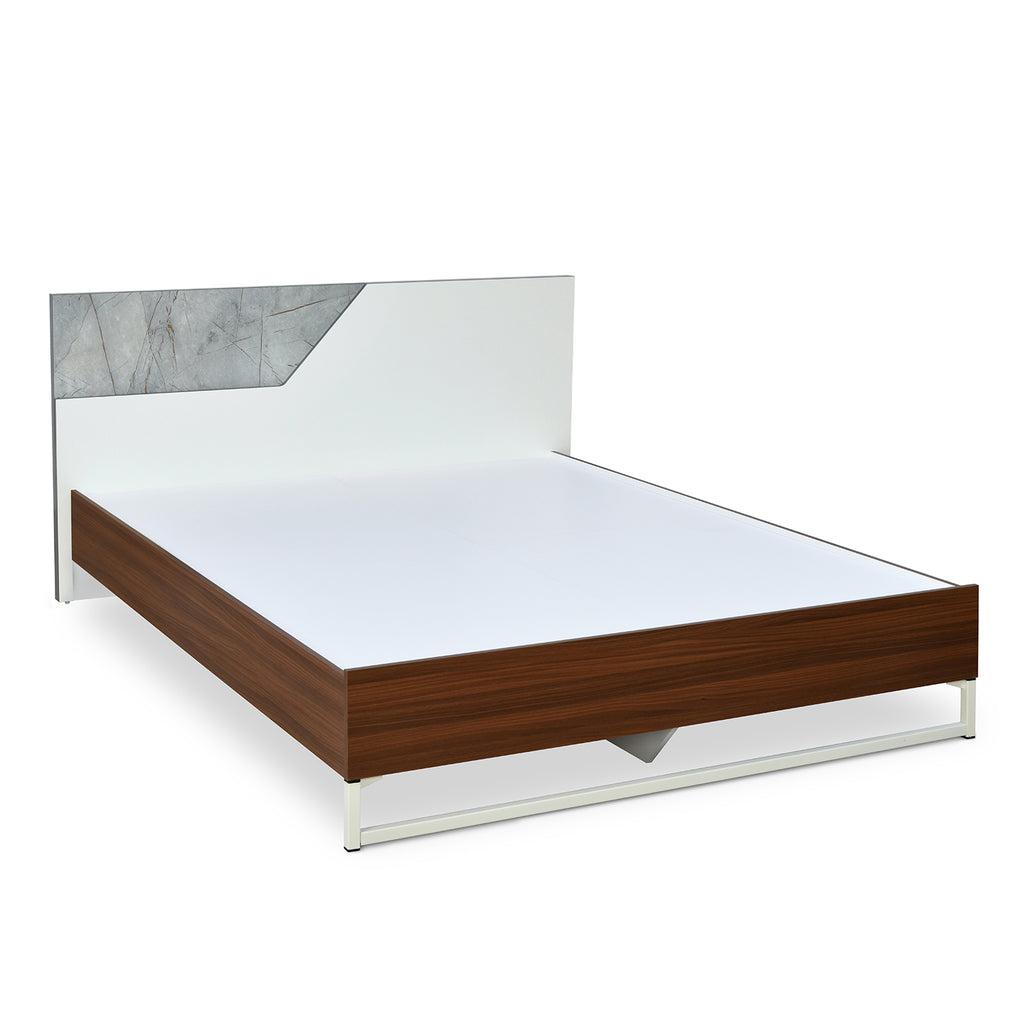 Asta Meta Bed Without Storage (Walnut)