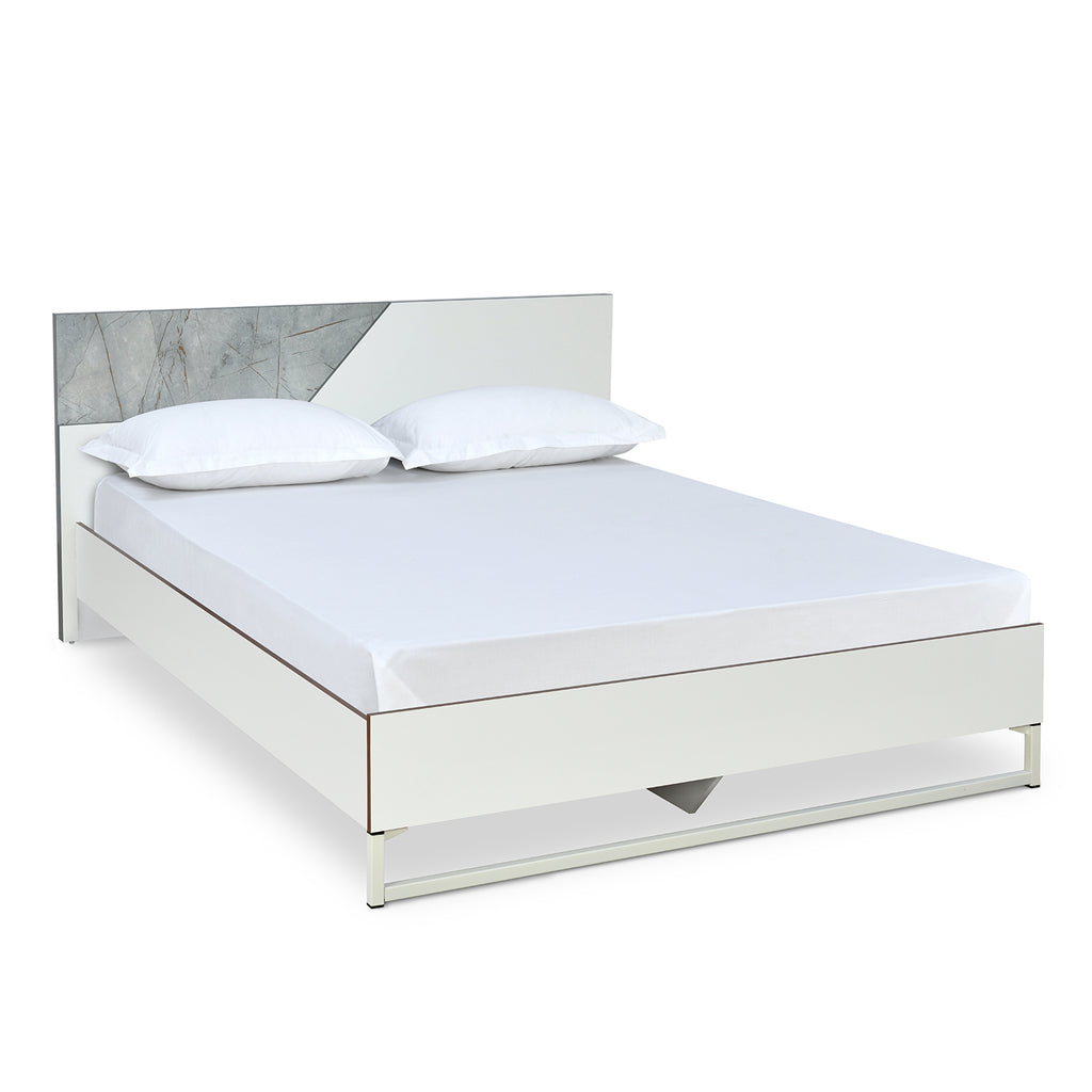 Asta Meta Bed (White)