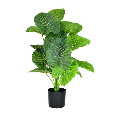 Tropicana Fairy Taro Artificial Potted Plant (Green)