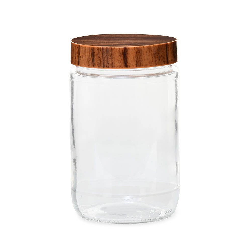 Multipurpose 660 ml Round Storage Jar (Brown)