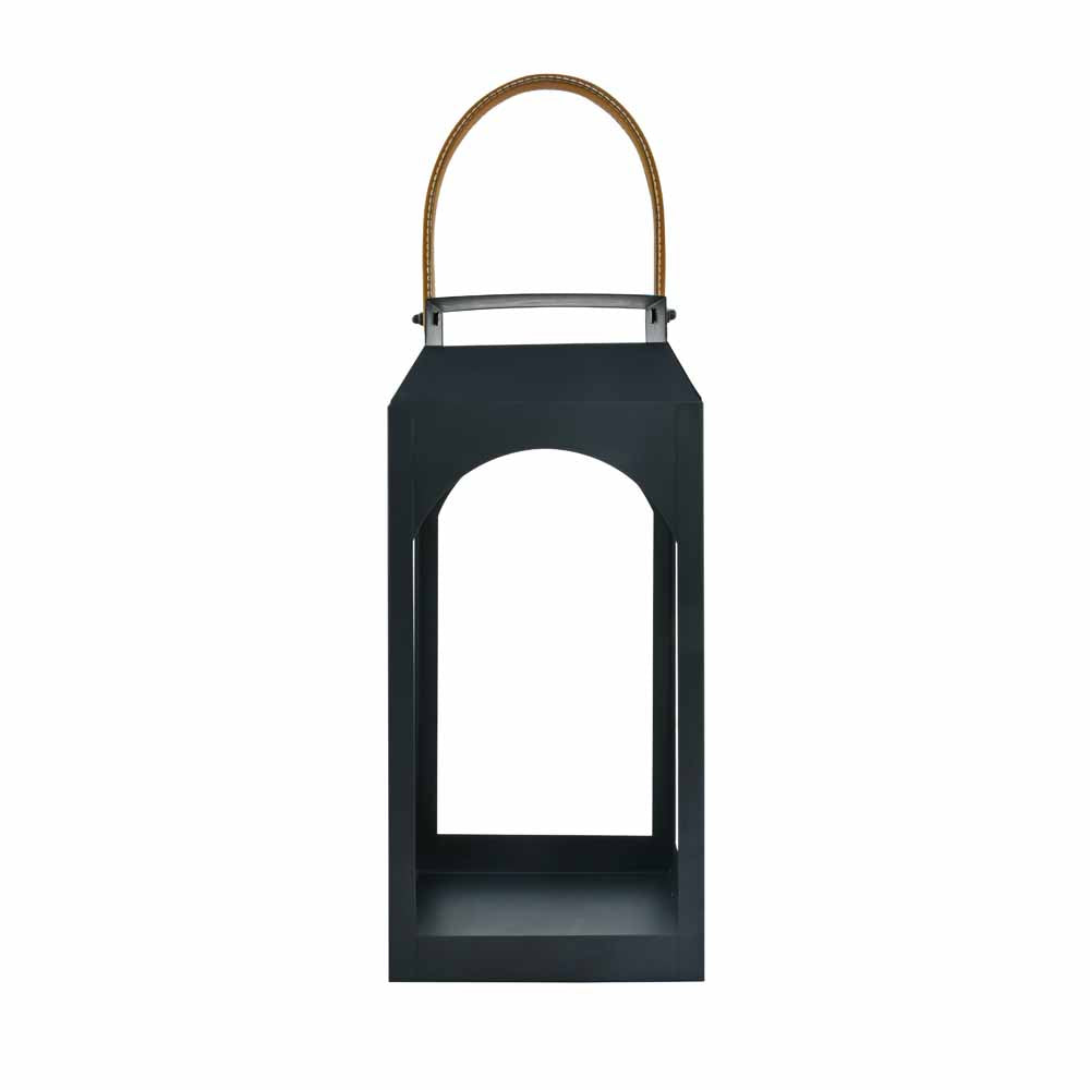 Classic Arch Metal Lantern (Black)