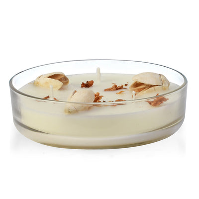 Arias Wild Lotus and Freesia Lily Scented Bowl Candle (White)