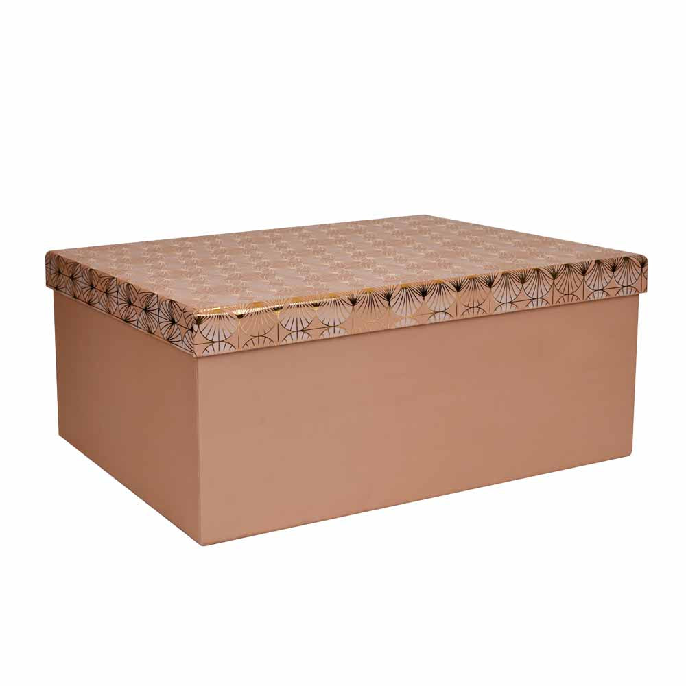 Multipurpose Decorative Cardboard Gift Box (Medium Size, Pink)