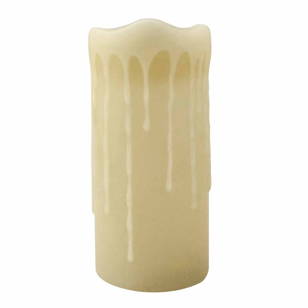 Flameless Battery Operated LED Candle 17 cm (Cream)