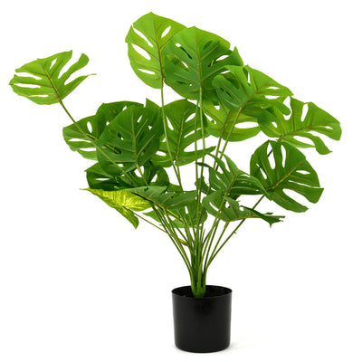 Tropicana Turtle Leaf Artificial Potted Plant 65 cm (Green)