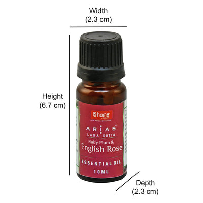 Arias 10 ml Ruby Plum and English Rose Scented Essential Oil (Pink)