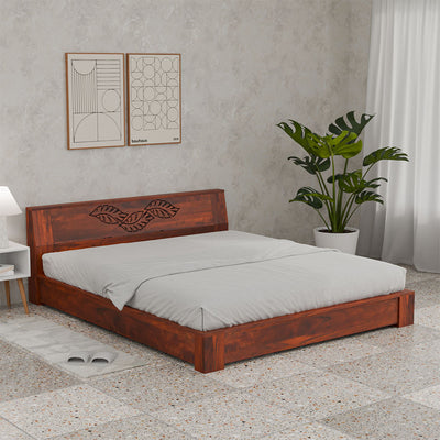 Antwerp Solid Wood Queen Bed (Espresso)