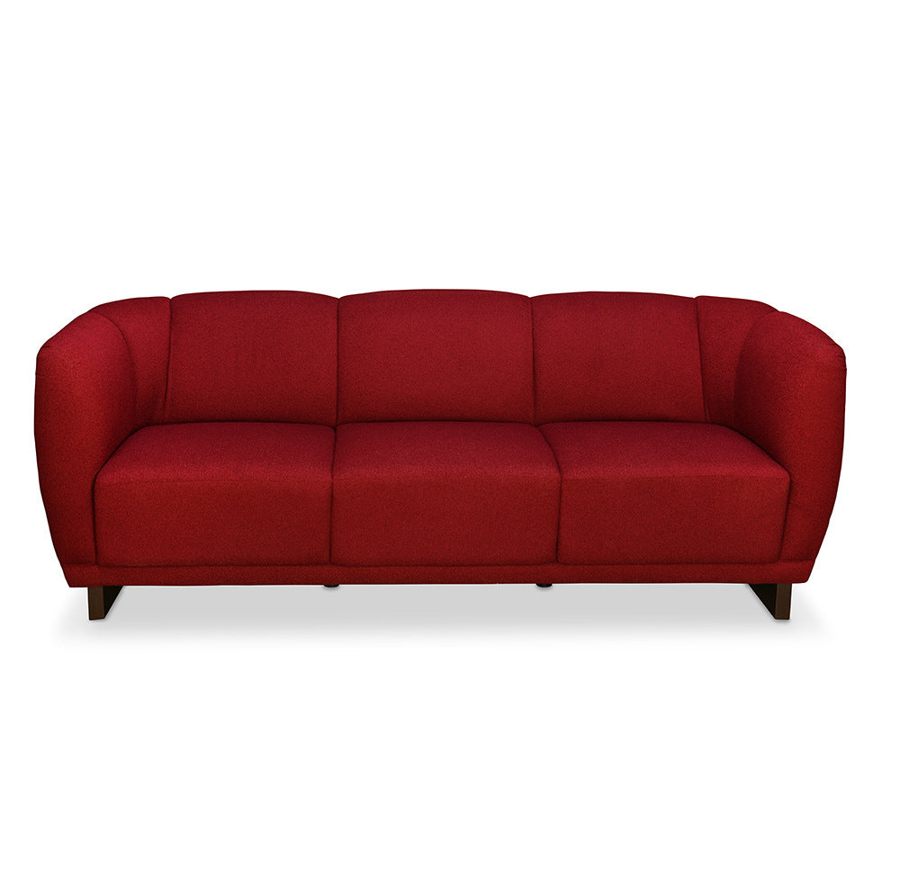 Amora 3 Seater Sofa (Wine Red)