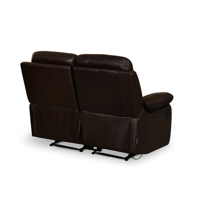 Nilkamal Carolina 2 Seater Recliner Sofa (Brown)