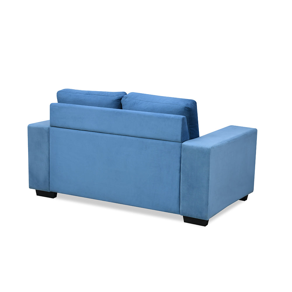 Nilkamal Shirley 2 Seater Sofa (Blue)