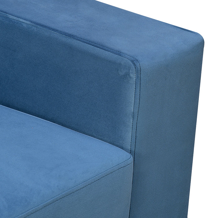 Nilkamal Shirley 3 Seater Sofa (Blue)