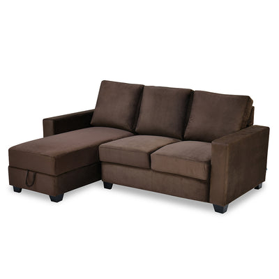 Nilkamal Shirley Lounger 2 Seater Sofa (Choco Brown)
